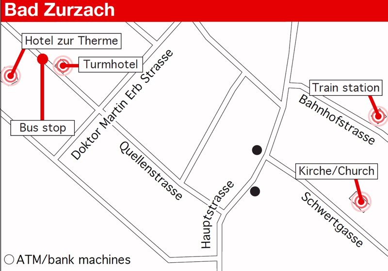 Map of Bad Zurzach